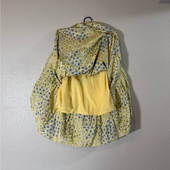 NWT Abercrombie & Fitch Drama Tiered Maxi Skirt Large Petite - Picture 6 of 9